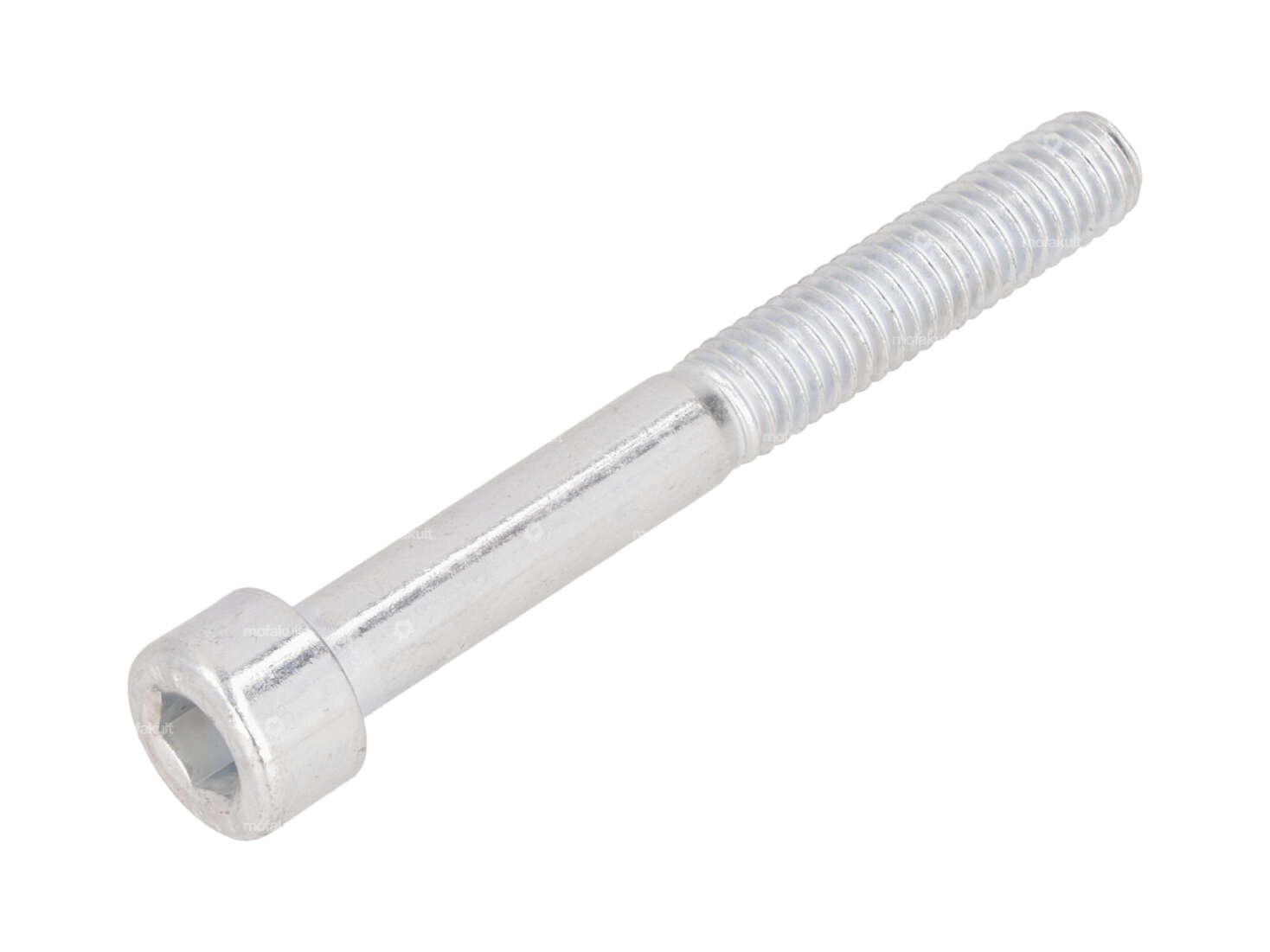 Screw M6x50 cylinder head hexagon socket shank galvanized Carousel Image 1