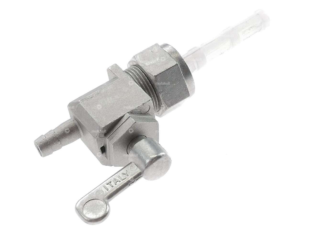 OMG fuel tap vertical M16x1 (with union nut) bottom outlet / cast iron Carousel Image 2