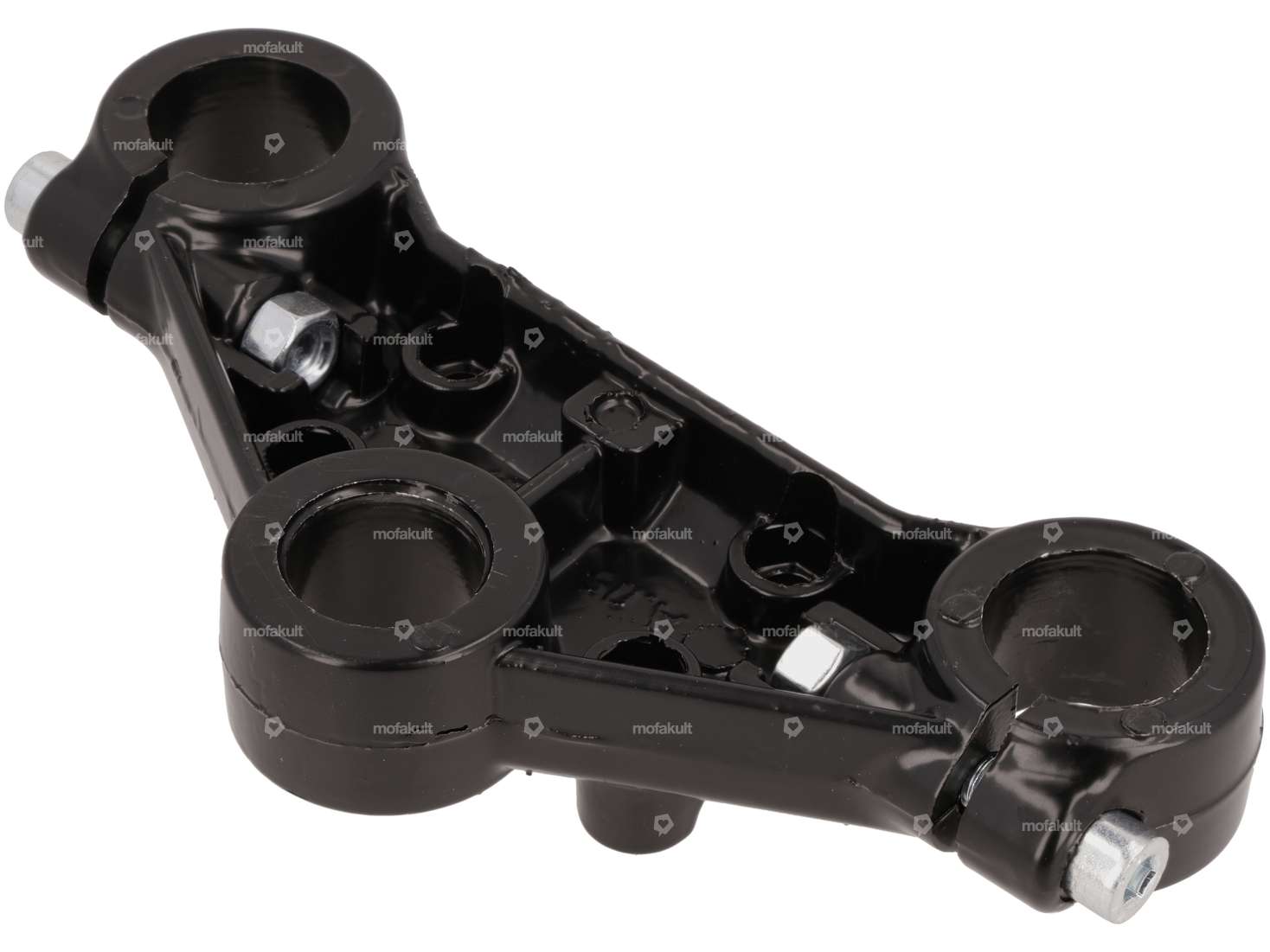 EBR Té de fourche supérieur alu (Ø 28 mm longerons) noir Carousel Image 2