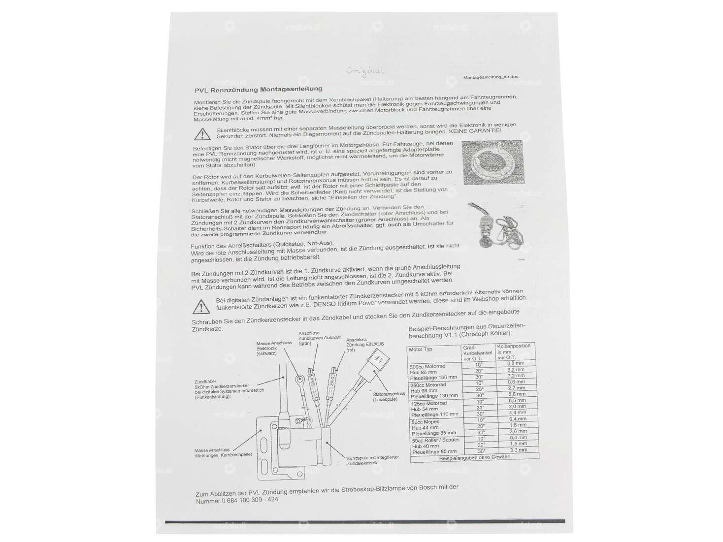 PVL Allumage par rotor interne, rotation à droite sans clavette Carousel Image 5