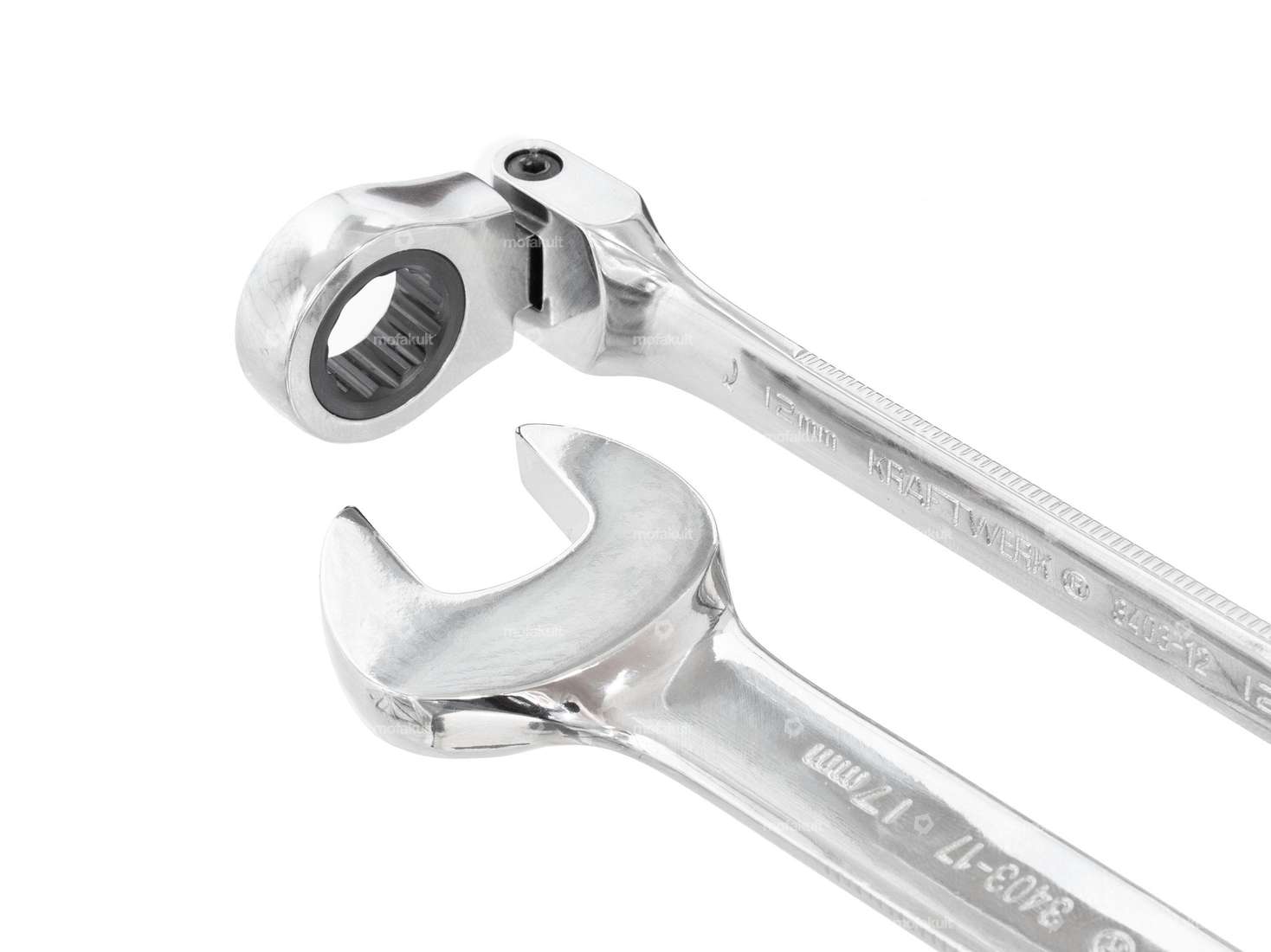 Kraftwerk ratchet combination wrench set flexible 12 pcs: Carousel Image 2