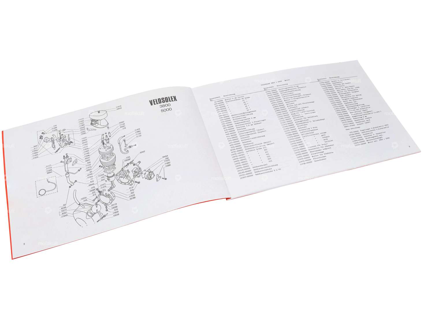 Ersatzteilkatalog Velosolex / Solex 3800, 5000 Carousel Image 2