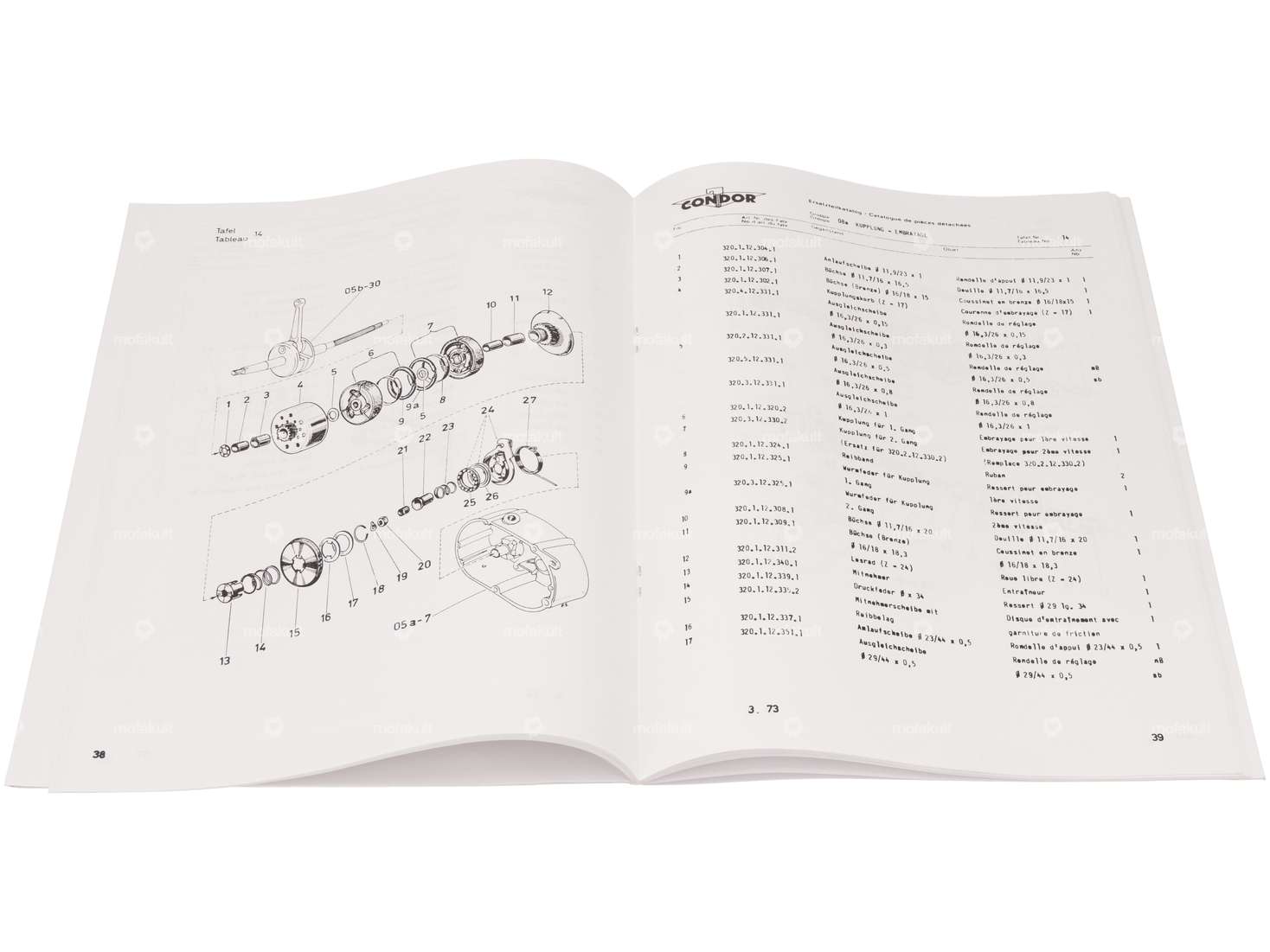 Catalogue de pièces détachées | Condor PTT type 420 petite moto Carousel Image 3
