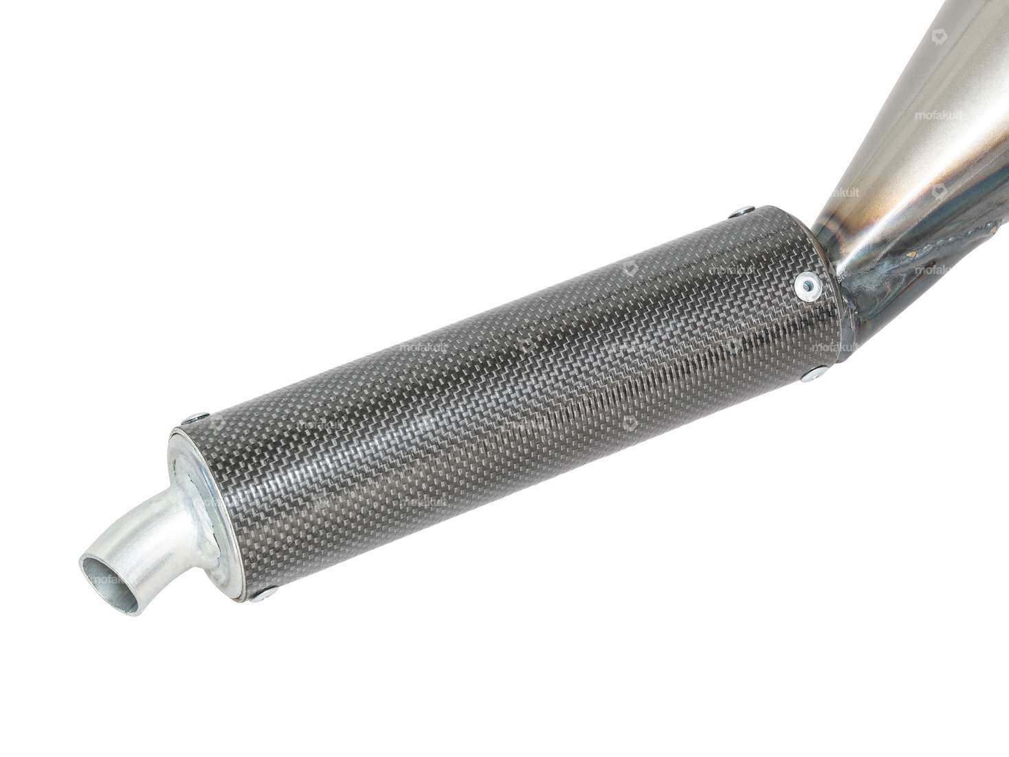 Simonini pot d'échappement Thunder Carbon | Piaggio Ciao, Bravo Carousel Image 3