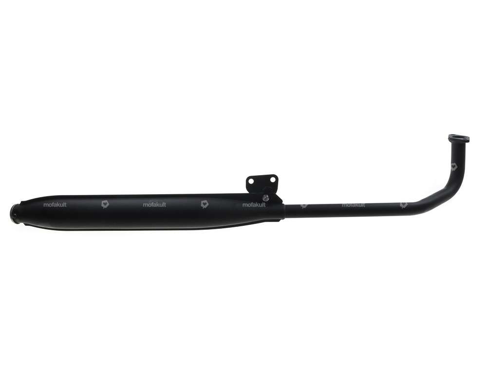 Auspuff 25 mm gerader Auslass schwarz | Tomos Carousel Image 1