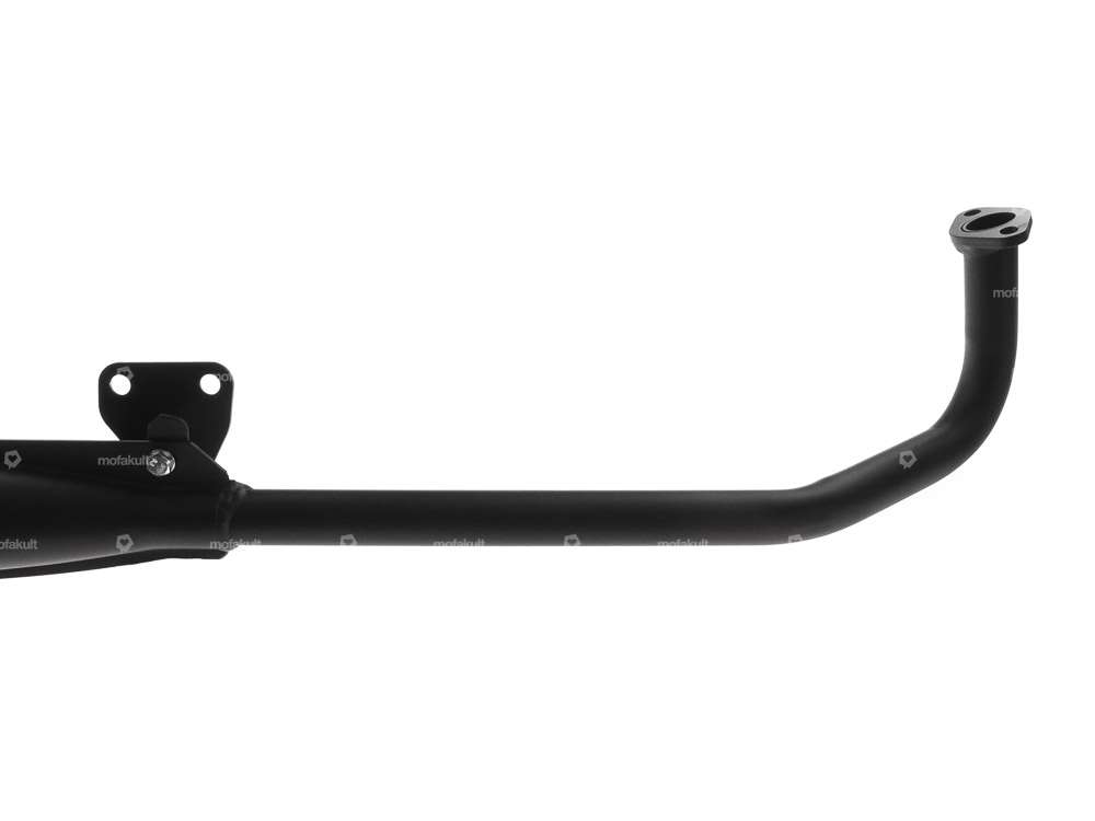 Echappement 25 mm sortie inclinée noir | Tomos Carousel Image 2