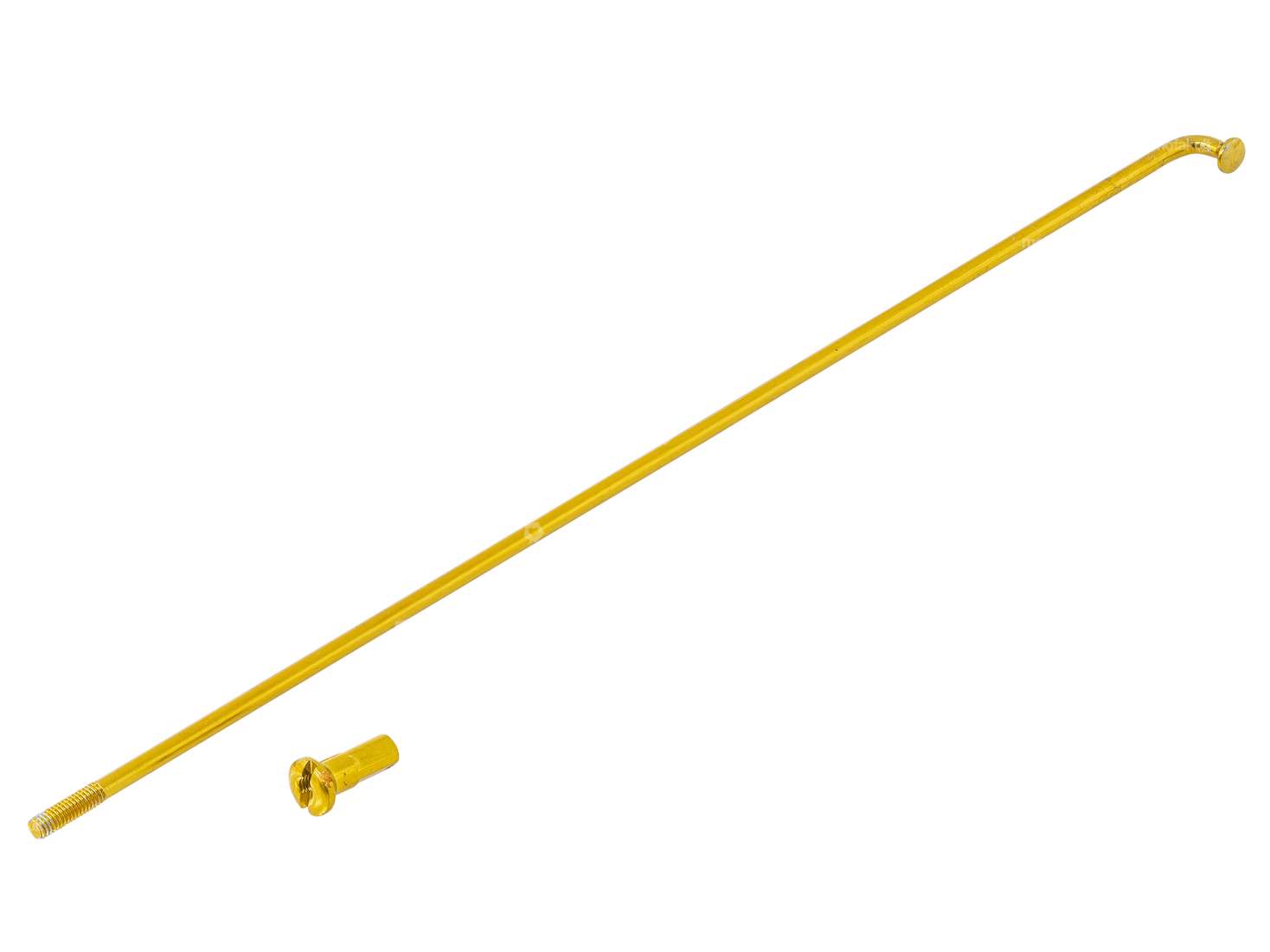 GPO 19" spoke single incl. nipple (2.9 x 212 mm) gold Carousel Image 1