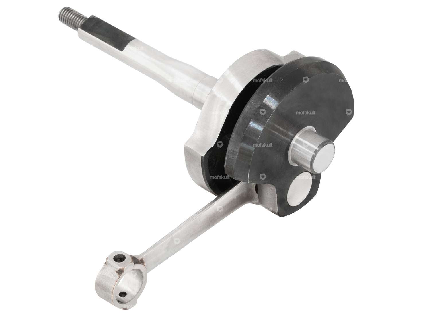 Mazzucchelli Kurbelwelle «Racing» 12 mm KoBo | Piaggio Ciao, SI, Bravo, Boxer Carousel Image 2