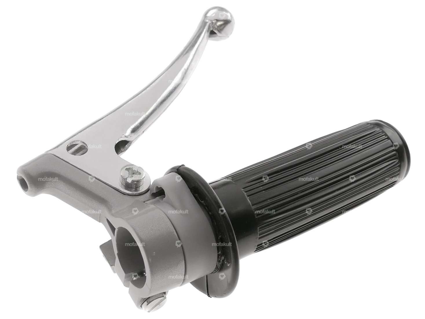 Gasdrehgriff Oldschool grau Carousel Image 2