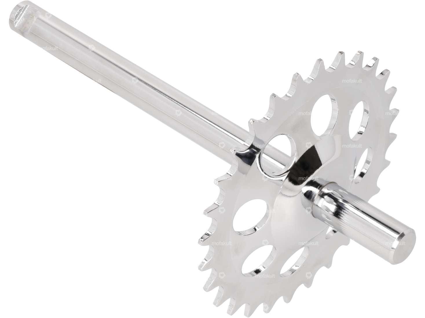 GPO Tretachse 28 Zähne Chrom | Puch Maxi S, N Carousel Image 1