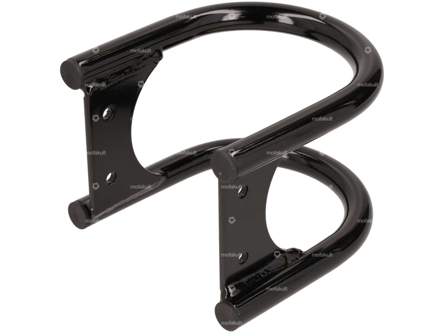 Coude de renfort double noir Fourche EBR (fixation horizontale) Carousel Image 1