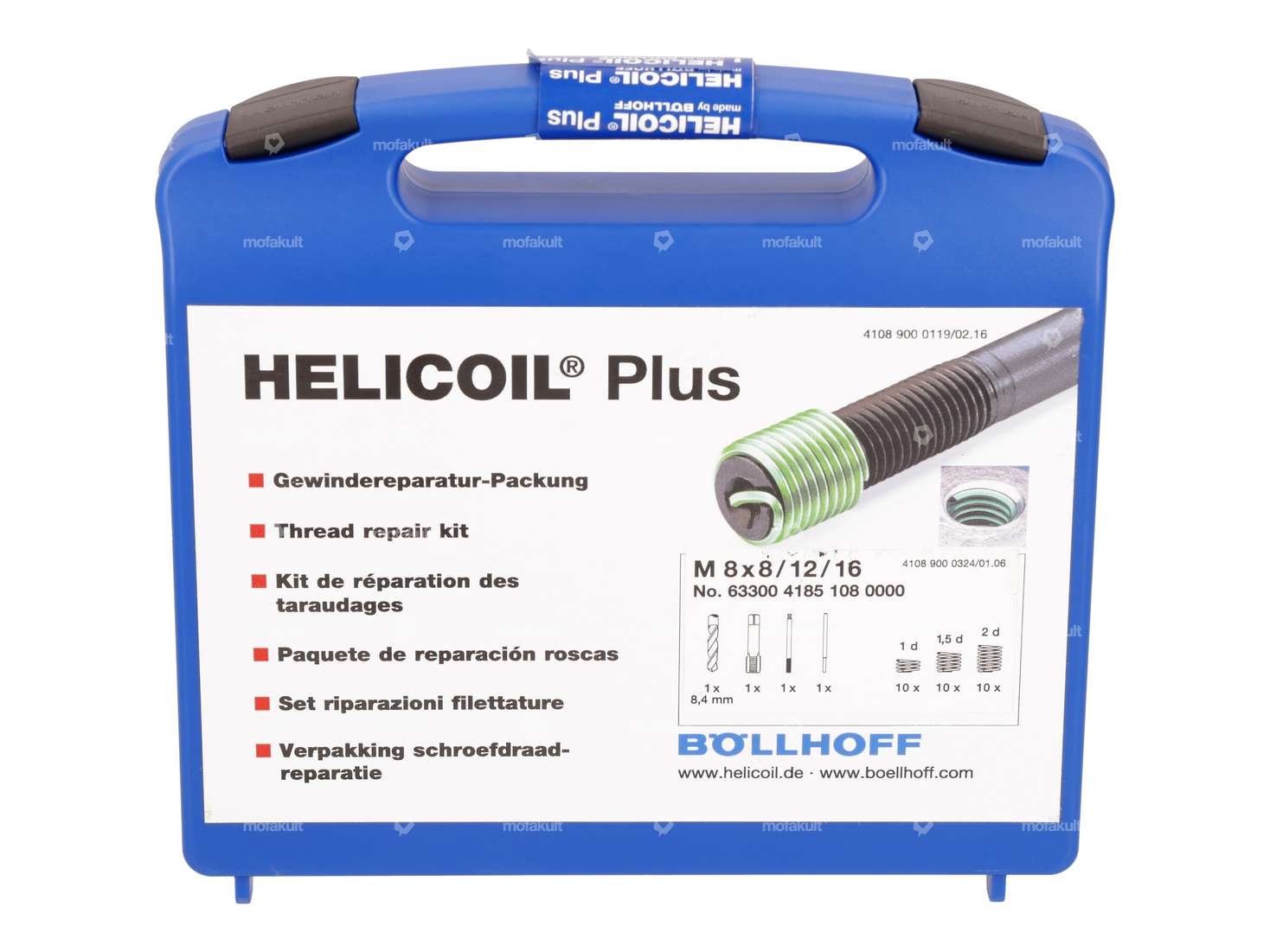 HeliCoil Gewinde-Reparatur-Set M8 (Profi Werkzeug) Carousel Image 1