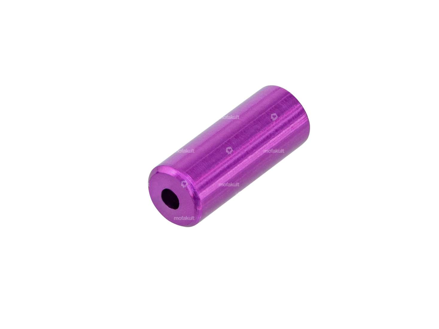 Embout de câble 5 mm aluminium anodisé violet Carousel Image 1