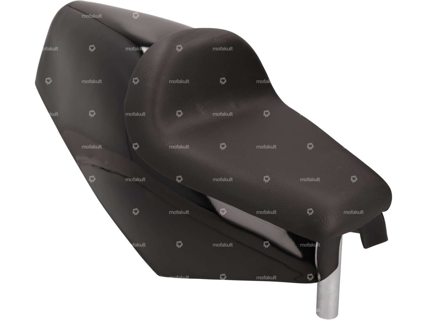 Sattelschale Polyester Racing schwarz Carousel Image 1