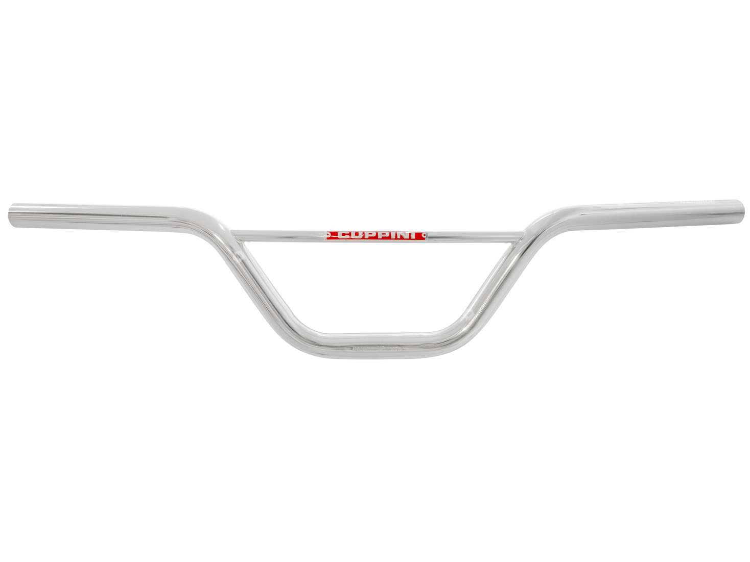 Guidon Plaque de fourche 13 cm courbée avec entretoise Chrome Carousel Image 1