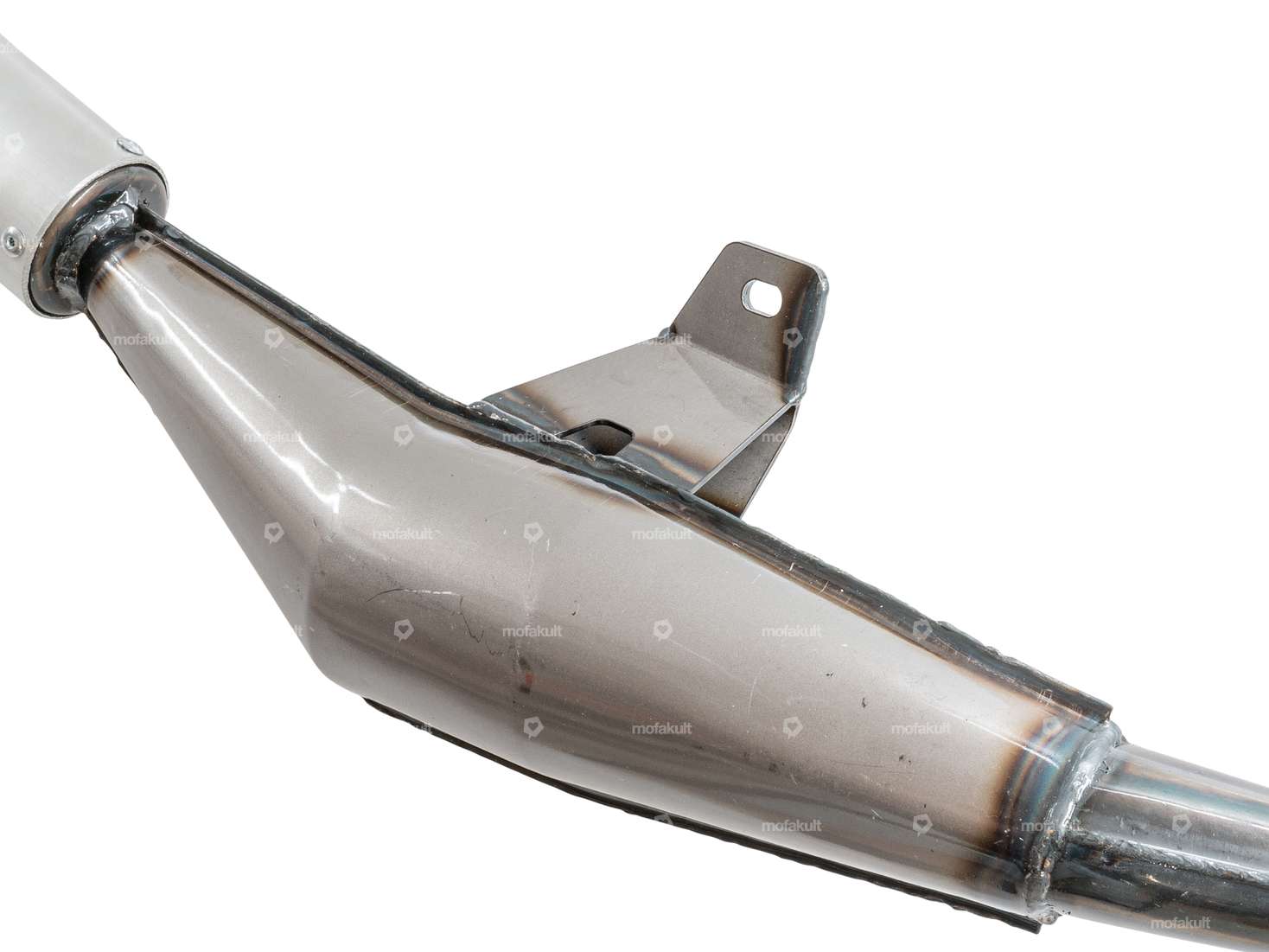 Simonini pot d'échappement "Racing" plat | Malaguti Fifty Top, Full, CX / Morini Carousel Image 3