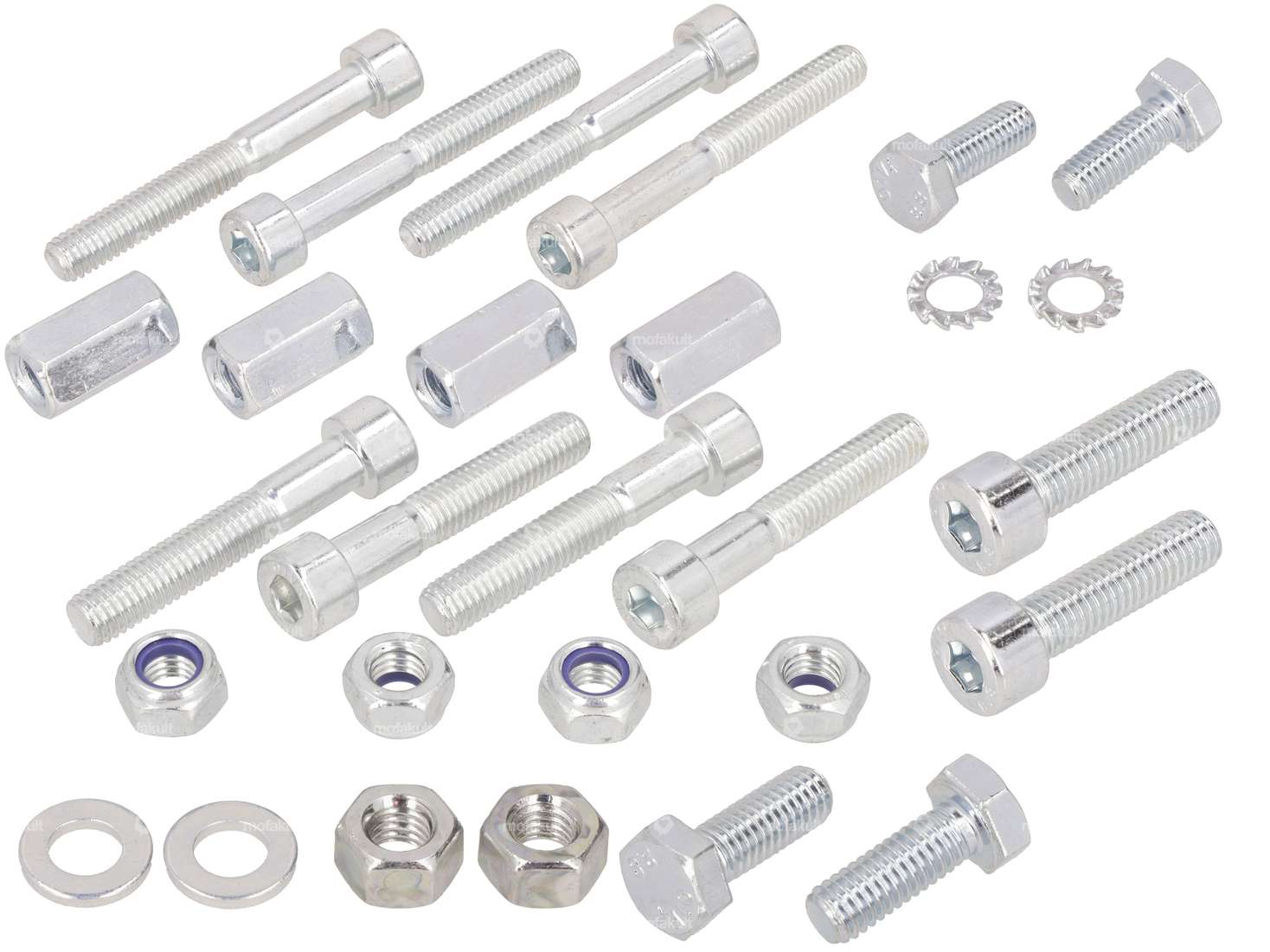 swiing® revival bolt set EBR fork "Staco" & "Jumpy" galvanized | Pony GTX, Cross 521 Carousel Image 1