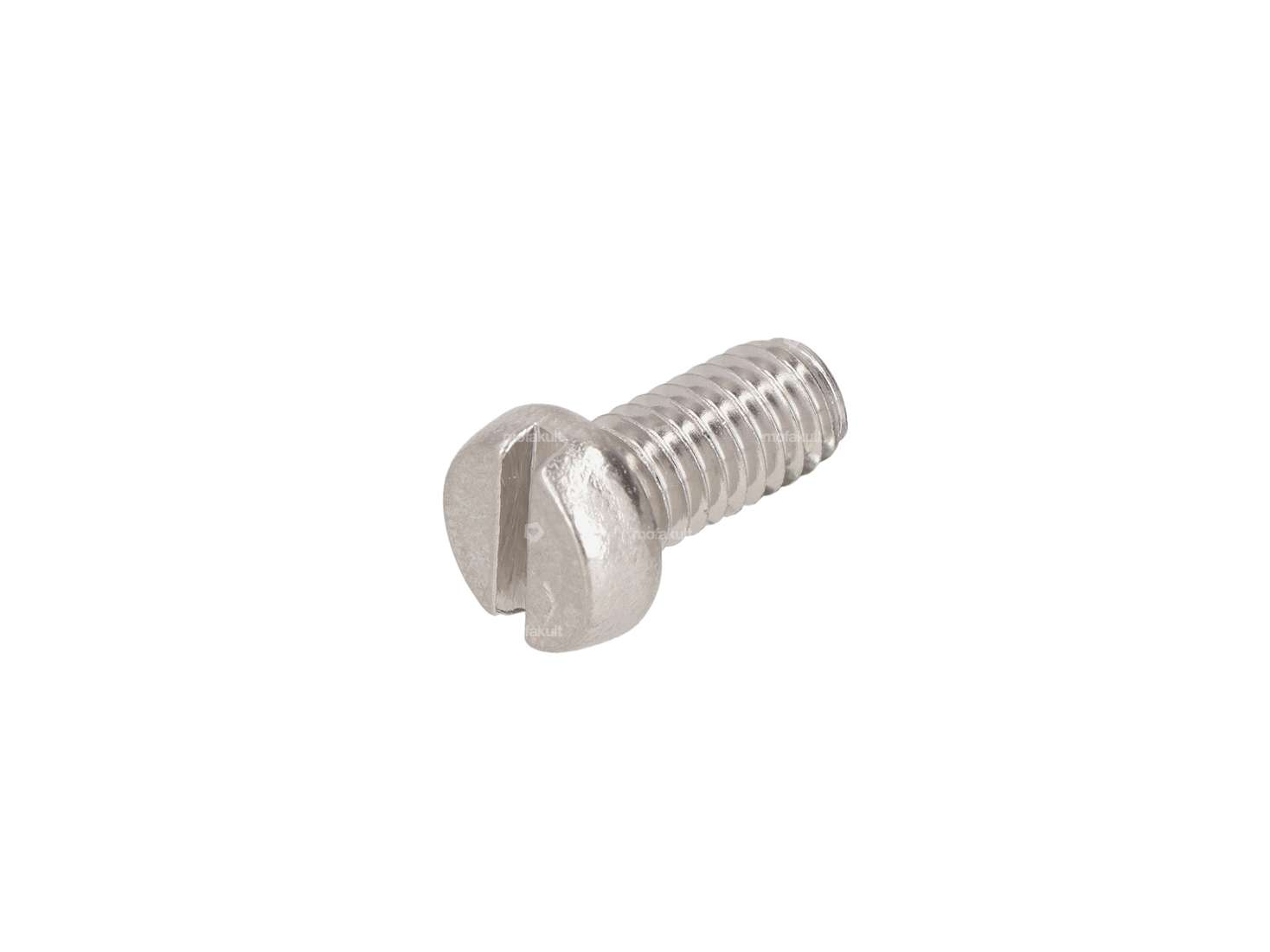 Vis M6x12 tête cylindrique fendue Inox Carousel Image 1