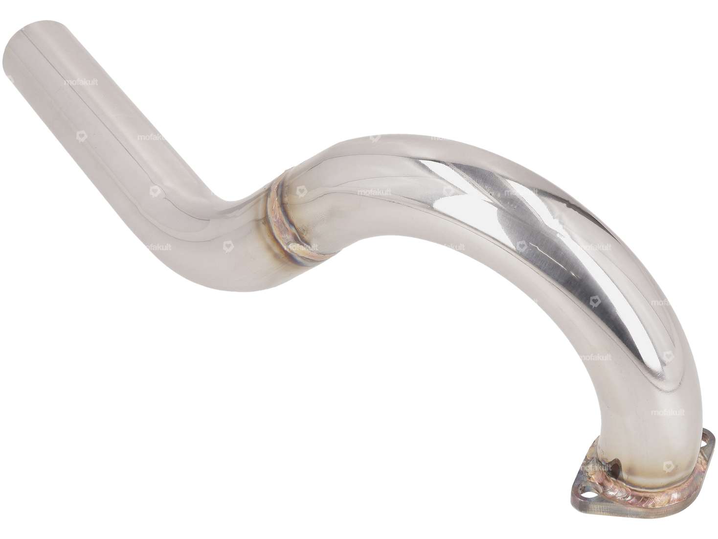 BAD ASS Auspuffkrümmer 32 mm Chrom | Puch E50, Z50 Carousel Image 3