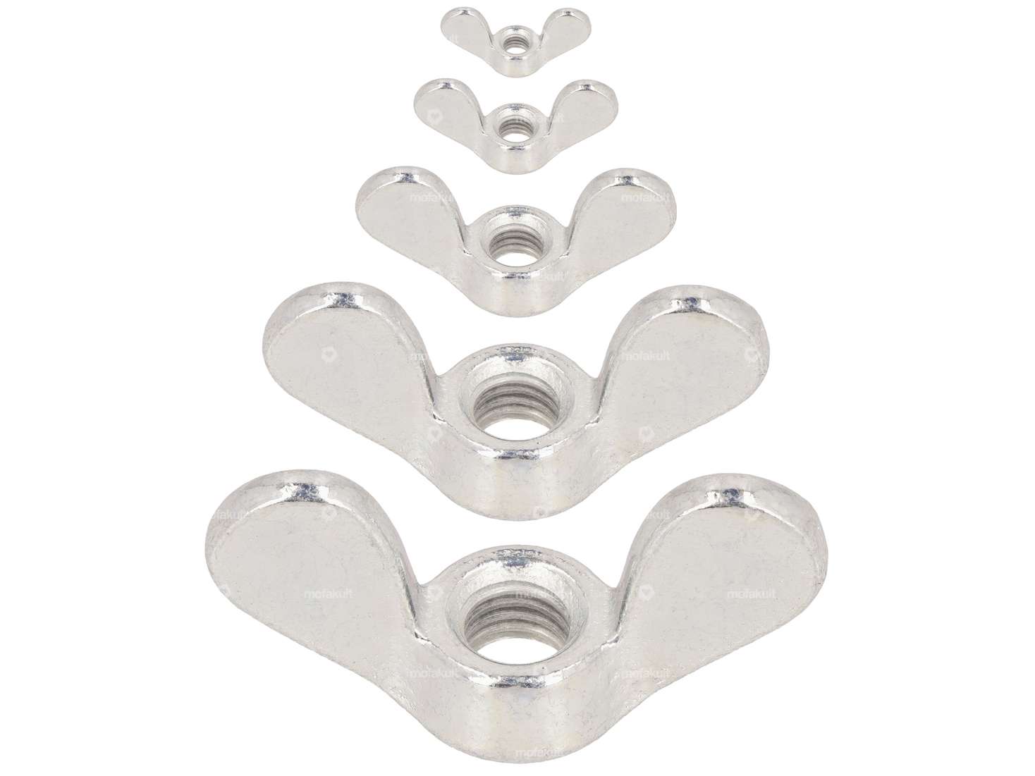Wing nut (M4 - M12) galvanized Carousel Image 1