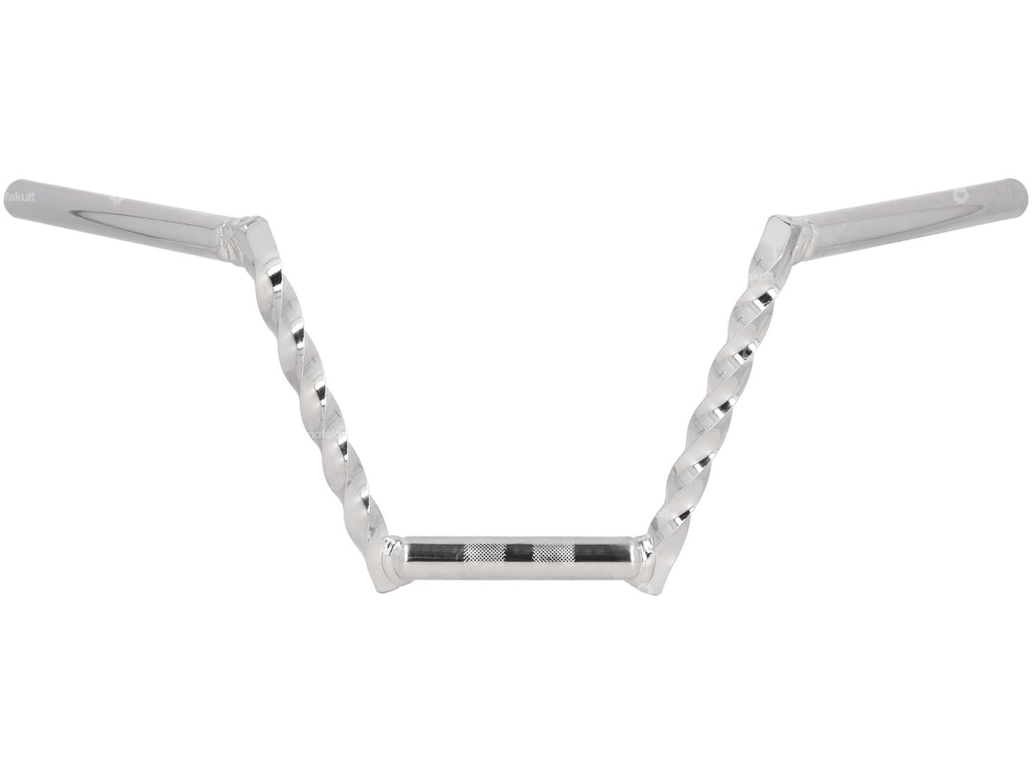 Lenker Gabelplatte 20 cm gedreht Chrom Carousel Image 1