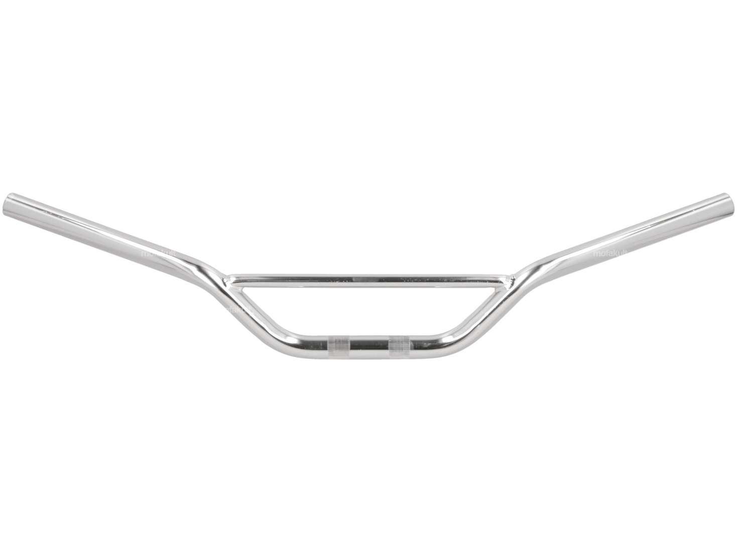 Handlebar fork plate 13 cm cross chrome Carousel Image 1