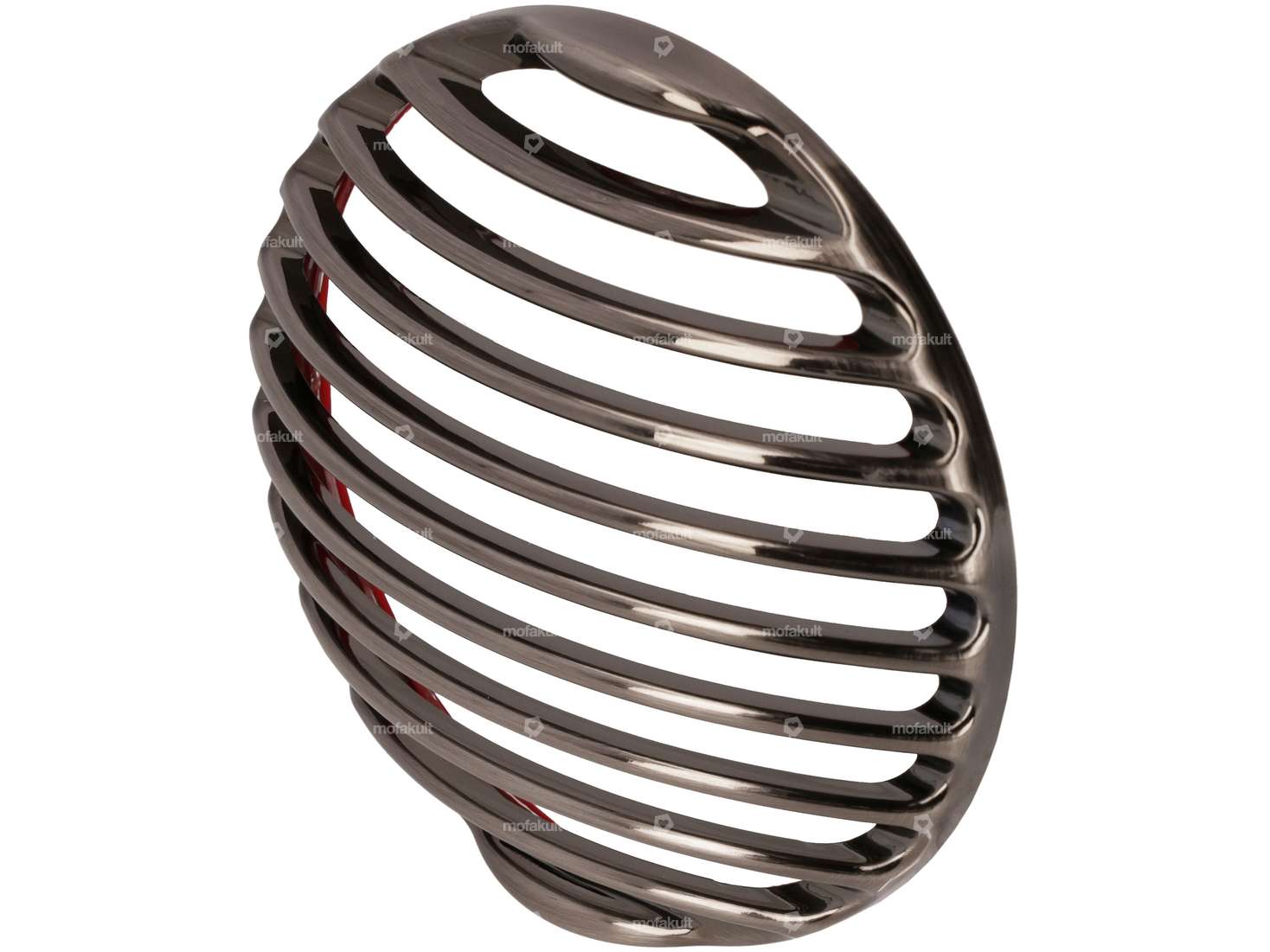 Grille de lampe "Indiana" métal brossé Carousel Image 1