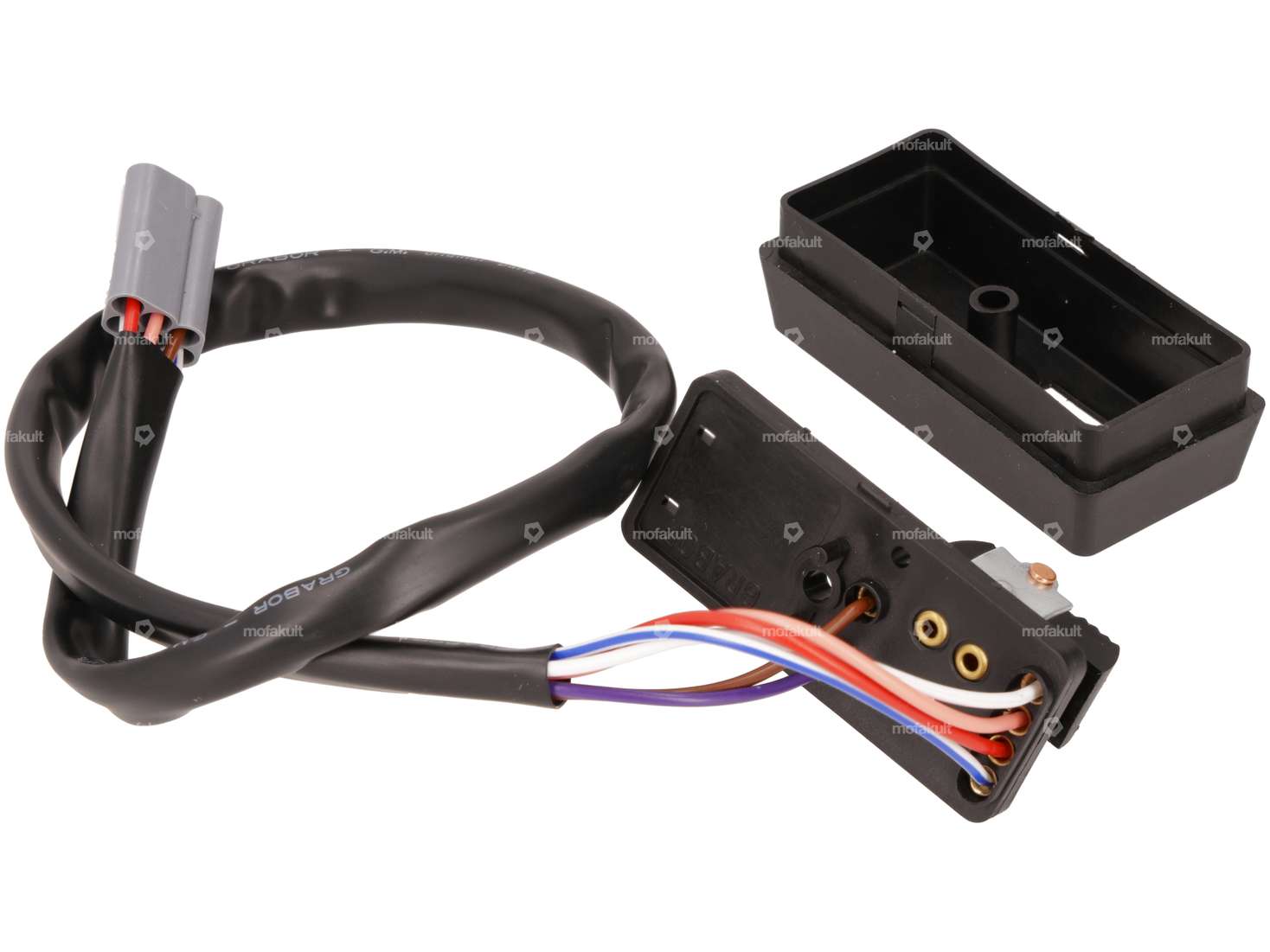 Grabor blinker switch 6 cables, multi-plug | Vespa PX Lusso, PX MY, T5, PK S, PK XL Carousel Image 2
