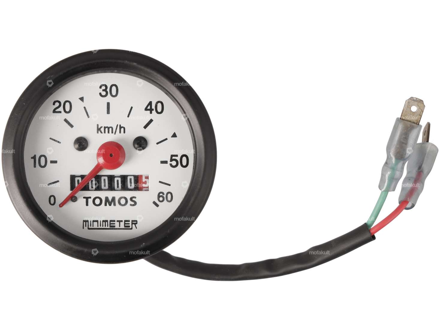 Tacho 60 km/h Ø 60 mm beleuchtet | Tomos Carousel Image 3