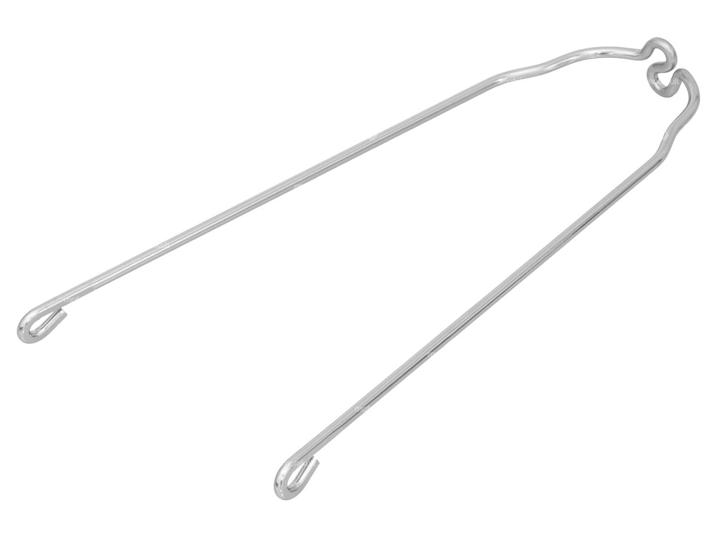 GPO Barre de garde-boue arrière 19" chromée (qualité 1A) Carousel Image 1