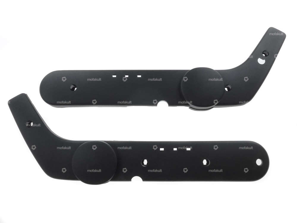 Protections latérales Mono noir | Piaggio Ciao Carousel Image 1