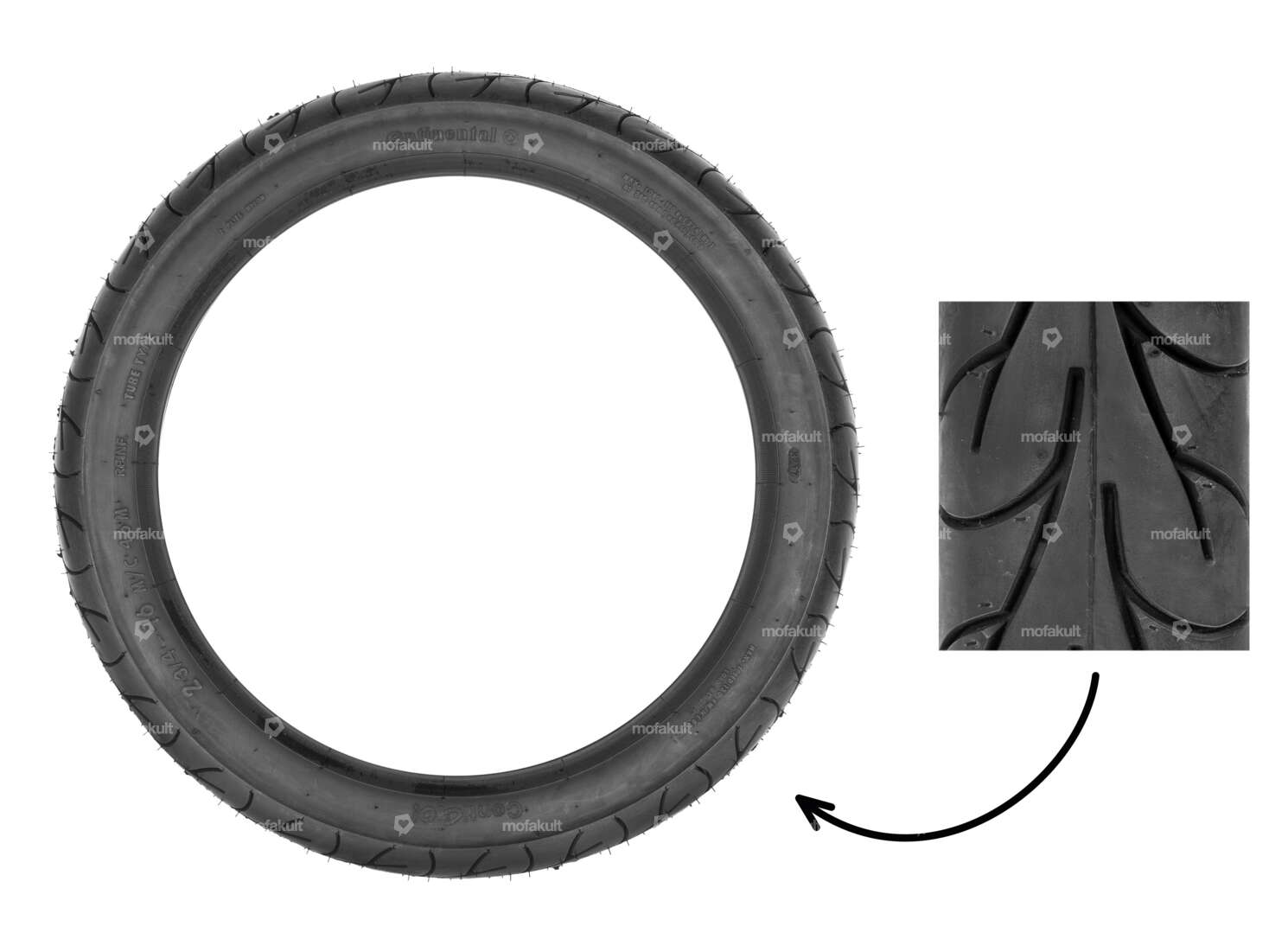 Continental Go 2.75 x 16" Reifen Semi-Slick Carousel Image 1