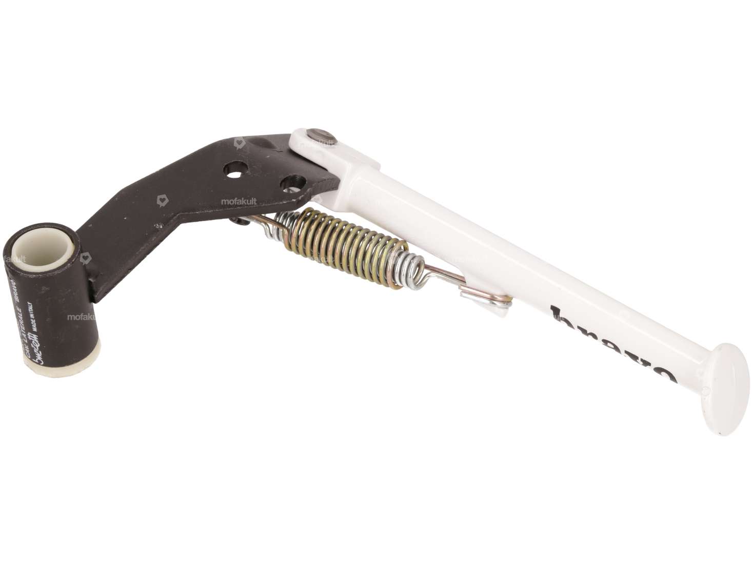 Buzzetti béquille latérale "bravo" blanc NOS | Piaggio Bravo, SUPERbravo Carousel Image 2