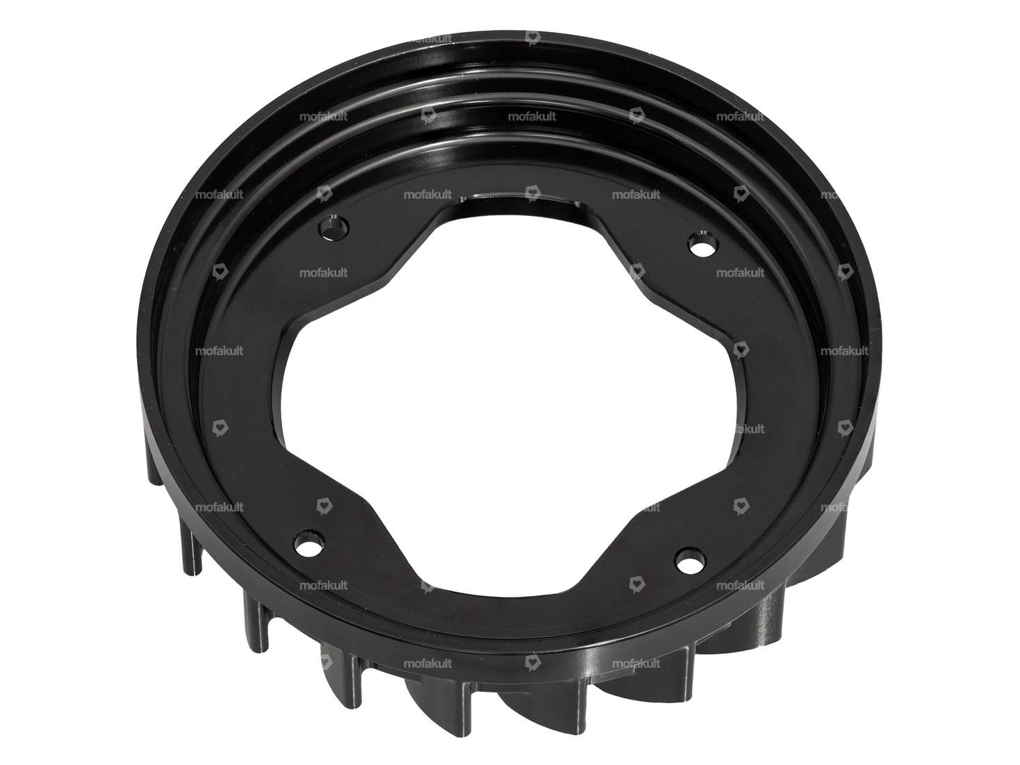 Roue de ventilateur alu CNC noir | Minarelli V1 (108) Carousel Image 2