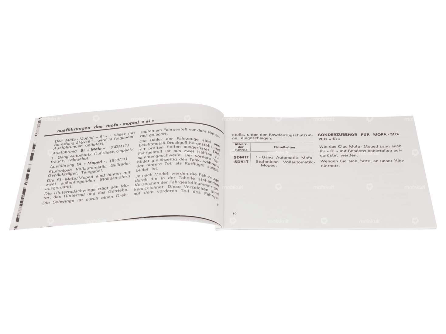 Betriebsanleitung | Piaggio Ciao, SI, Bravo Carousel Image 3