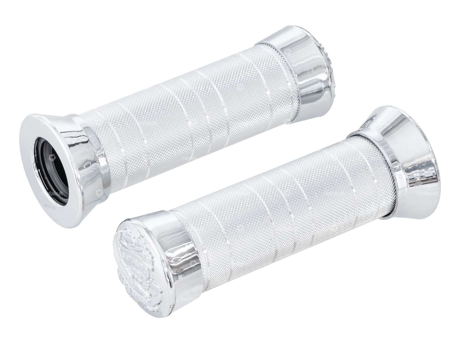 Poignées chrome / aluminium Carousel Image 1