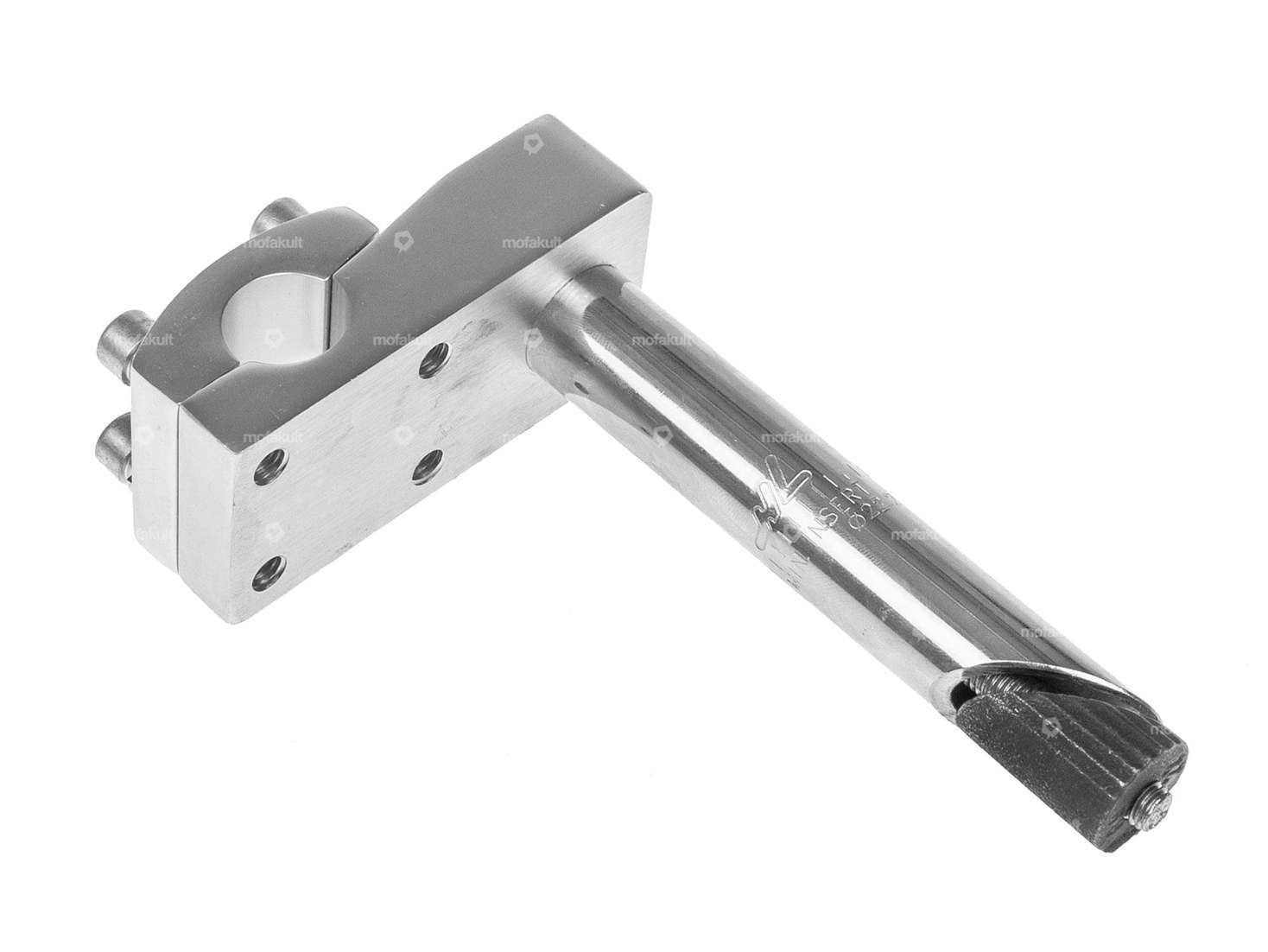 GPO 22 mm handlebar stem aluminum (4-point attachment for fork plate handlebars) Carousel Image 2