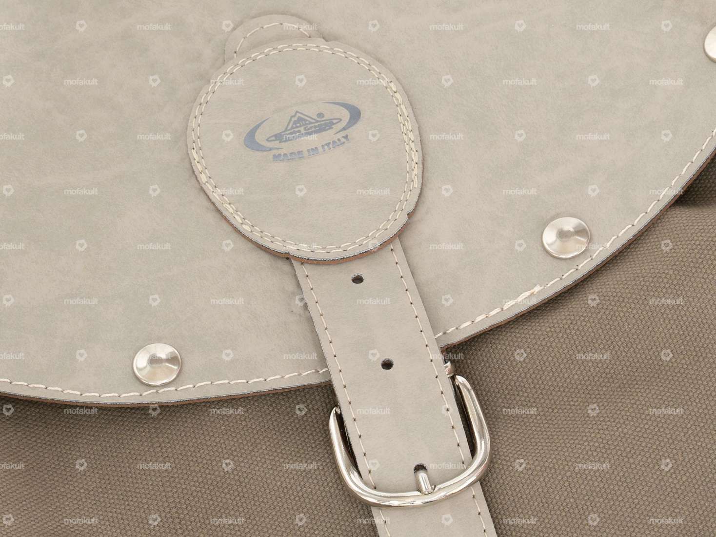 Gepäcktasche Oldschool grau Carousel Image 3