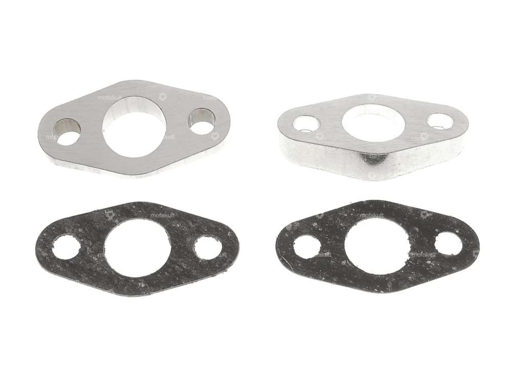 Flansch Alu Ansaugstutzen schräg Carousel Image 1