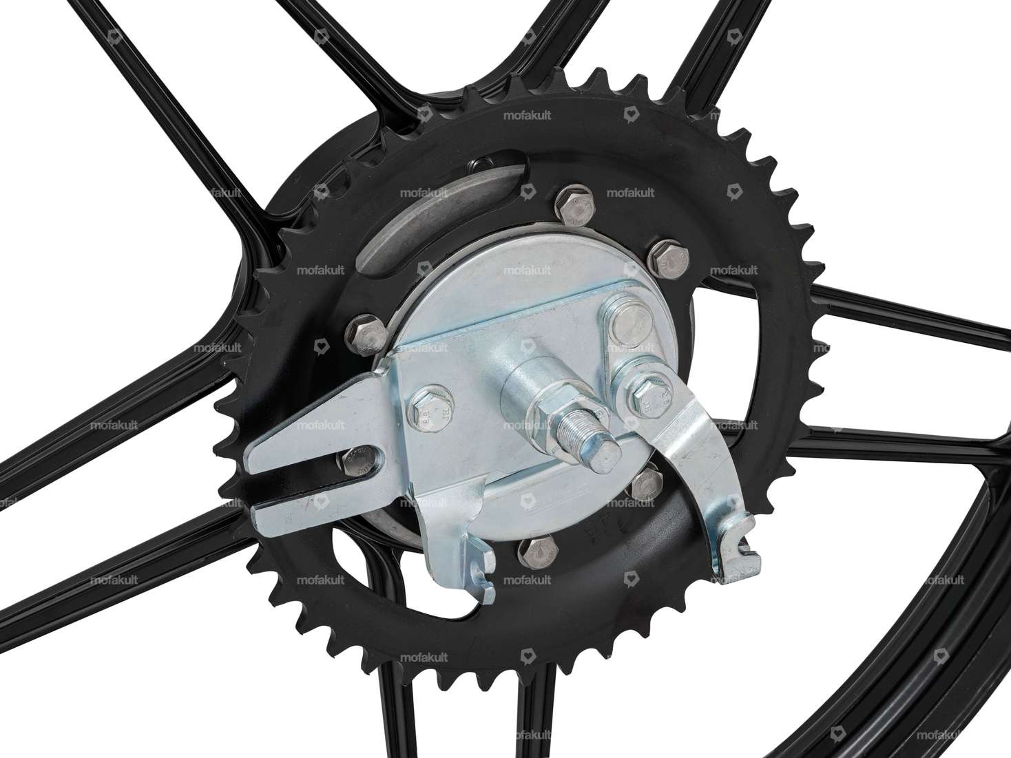 Kit de roues arrière en fonte noire | Puch Maxi, Supermaxi, X30 NG-2AH Carousel Image 5