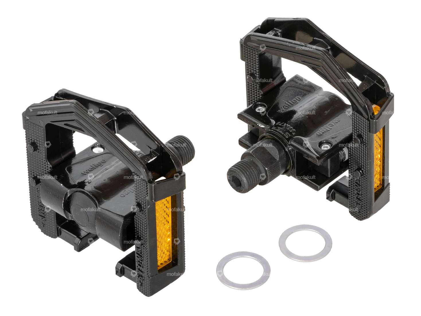 wellgo Pédale pliable alu noir Carousel Image 1