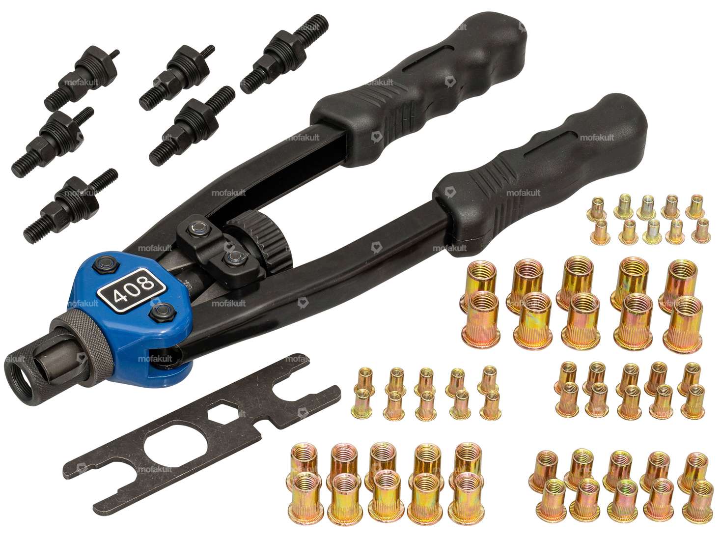 BGS Jeu de pinces pour écrous à river 68 pcs. Carousel Image 1