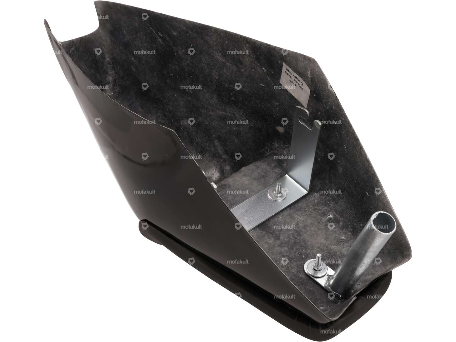 Sattelschale Polyester Racing schwarz Carousel Image 2