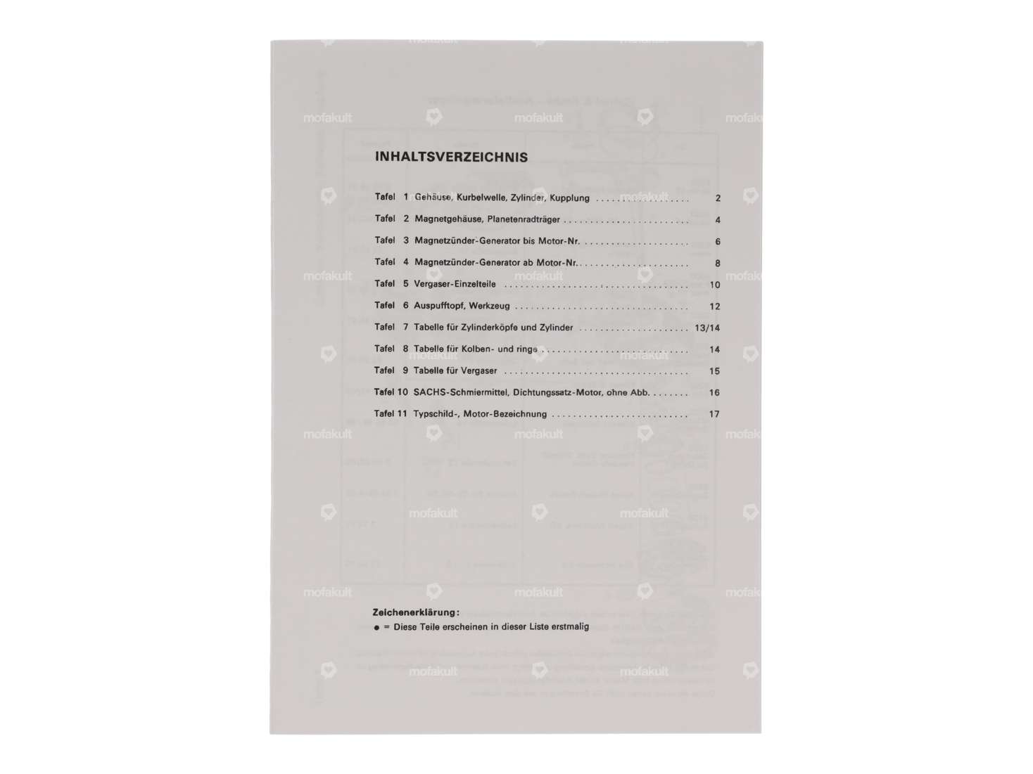 Ersatzteile-Liste Nr. 3029.6/3 | Sachs 502/1 A, B Carousel Image 2