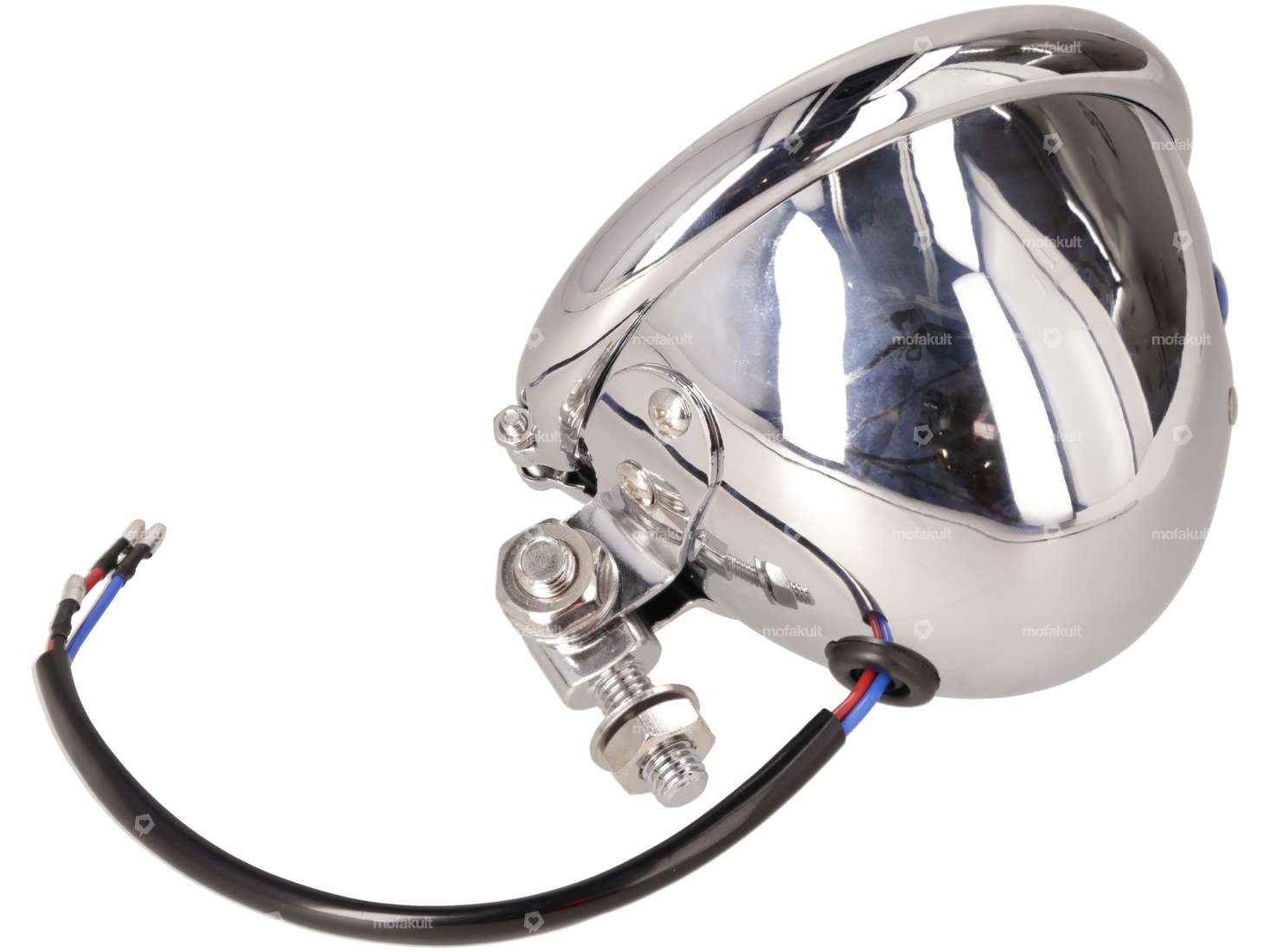 Headlight "Harley" Ø 12 cm chrome Carousel Image 3