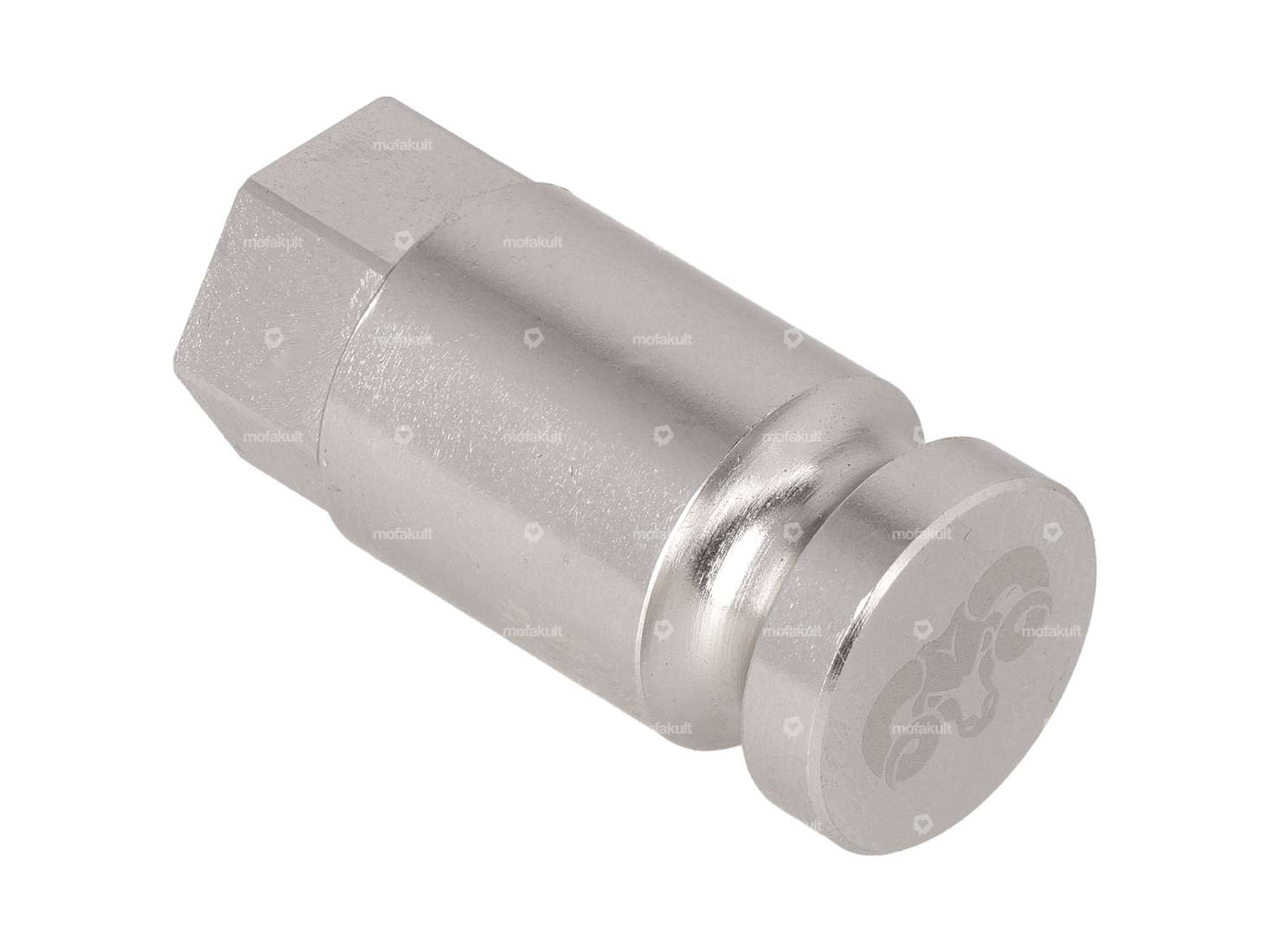 66HEROES Aufnahmezapfen M6 Nummernschildhalter seitlich Inox Carousel Image 2