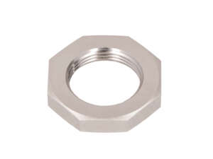 Contre-écrou swiing® revival 18 - 24G, axe de pédalier octogonal à gauche, inox Contre-écrou swiing® revival 18 - 24G, axe de pédalier octogonal à gauche, inox