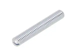 Vis sans tête M8x50, fendue, à tête conique, zinguée Vis sans tête M8x50, fendue, à tête conique, zinguée