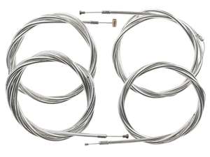 Jeu de câbles chrome guidon haut | Puch Maxi Jeu de câbles chrome guidon haut | Puch Maxi