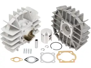 Airsal 47 mm cylinder kit angled exhaust | Puch Airsal 47 mm cylinder kit angled exhaust | Puch